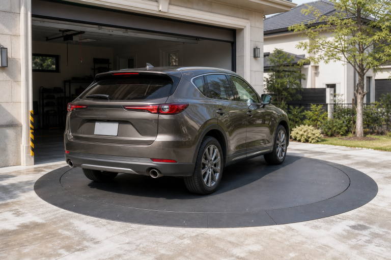 residential car turntable for private garage